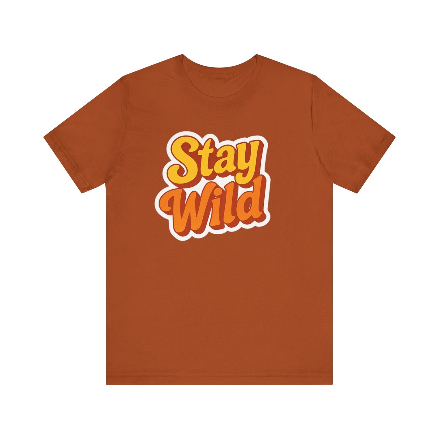 Stay Wild Unisex Short Sleeve Tee, Adventure T-Shirt, Outdoor Apparel, Gift for Nature Lovers, Summer Style, Casual Wear