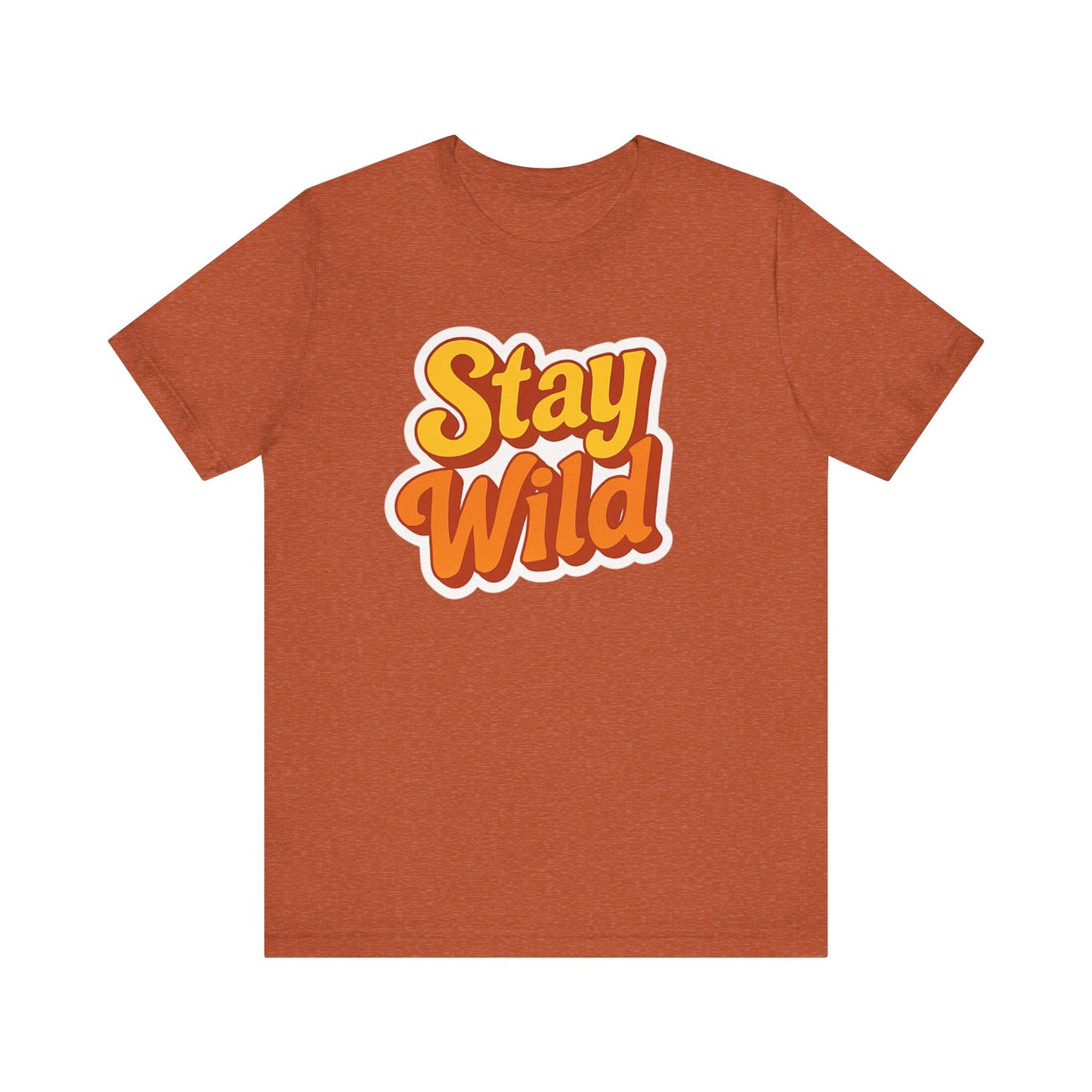 Stay Wild Unisex Short Sleeve Tee, Adventure T-Shirt, Outdoor Apparel, Gift for Nature Lovers, Summer Style, Casual Wear