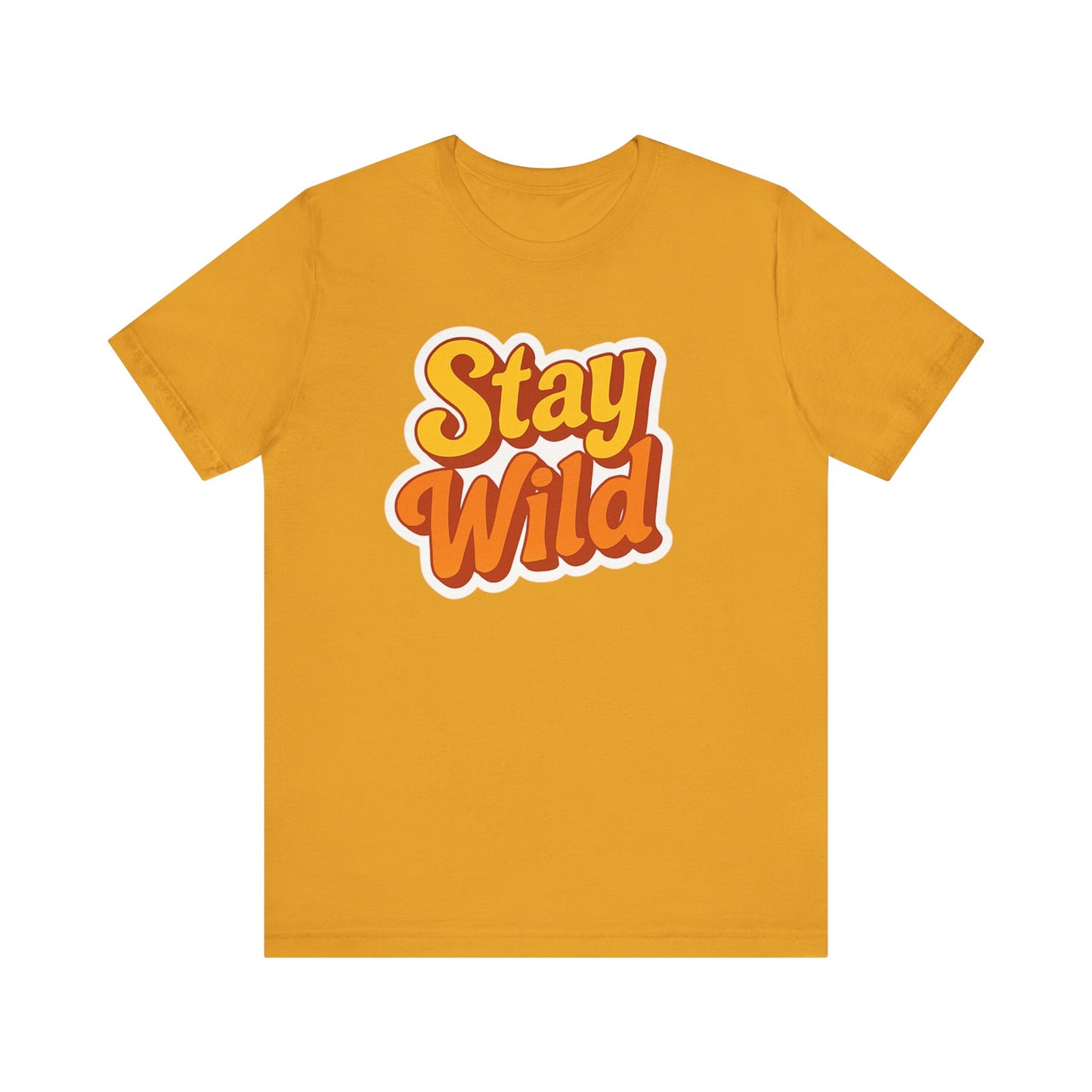 Stay Wild Unisex Short Sleeve Tee, Adventure T-Shirt, Outdoor Apparel, Gift for Nature Lovers, Summer Style, Casual Wear