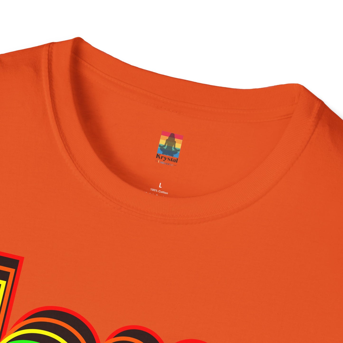Retro Love Graphic T-Shirt | Unisex Softstyle Tee | Pride Shirt, Casual Wear, Gift for Him/Her, Rainbow Design, Everyday Style