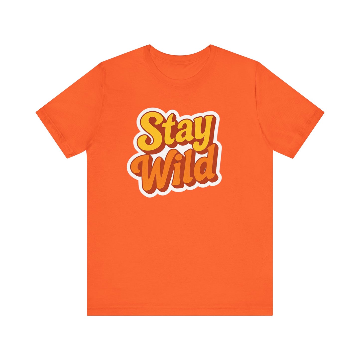 Stay Wild Unisex Short Sleeve Tee, Adventure T-Shirt, Outdoor Apparel, Gift for Nature Lovers, Summer Style, Casual Wear