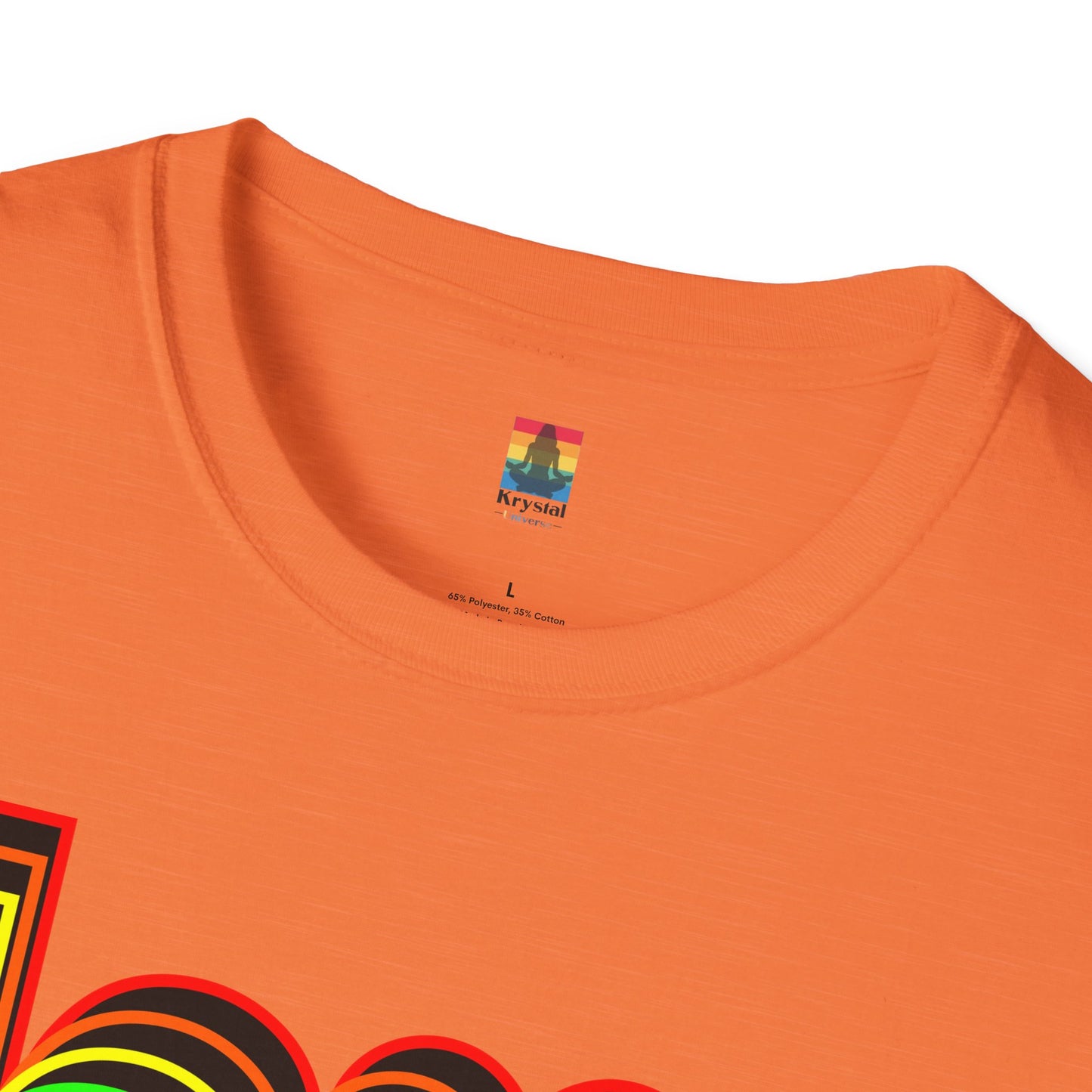 Retro Love Graphic T-Shirt | Unisex Softstyle Tee | Pride Shirt, Casual Wear, Gift for Him/Her, Rainbow Design, Everyday Style