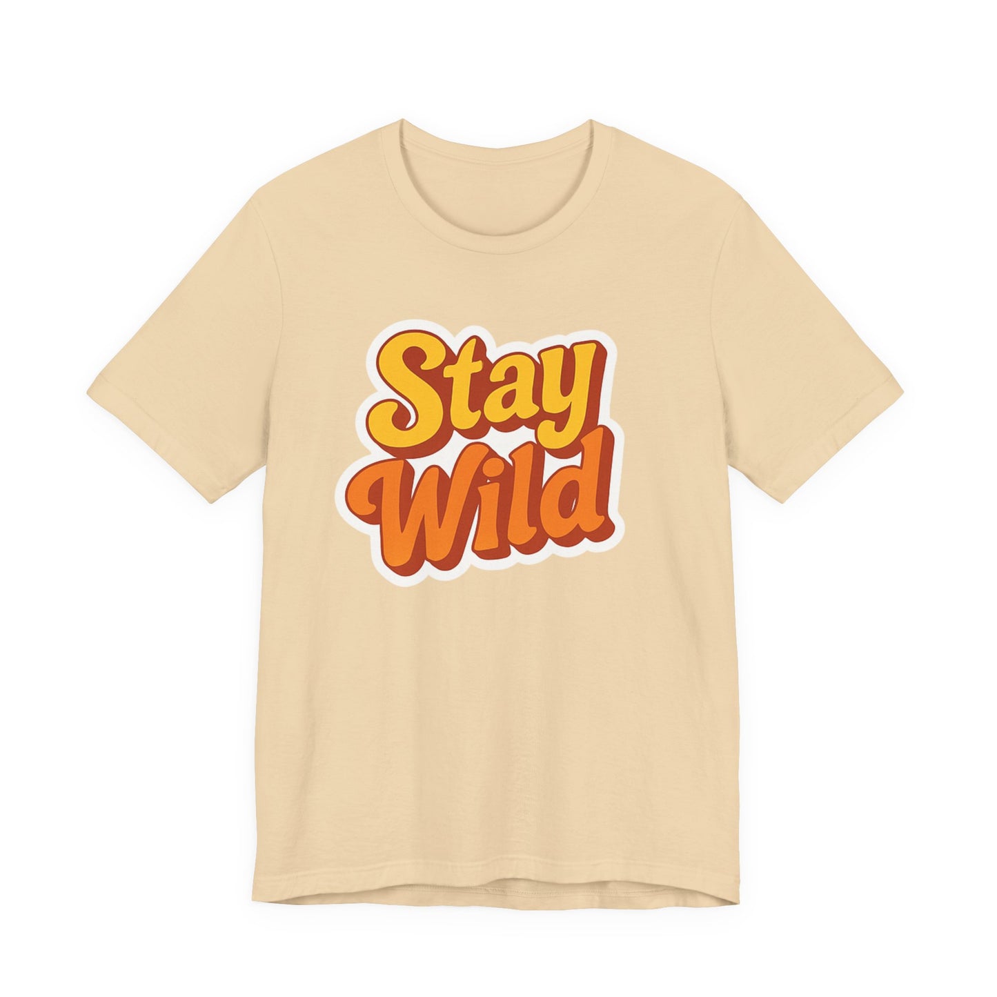 Stay Wild Unisex Short Sleeve Tee, Adventure T-Shirt, Outdoor Apparel, Gift for Nature Lovers, Summer Style, Casual Wear