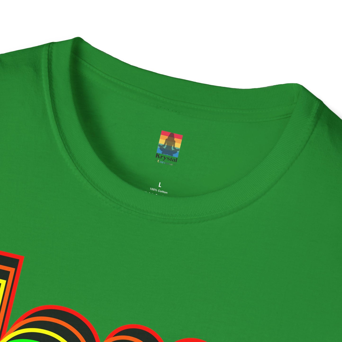 Retro Love Graphic T-Shirt | Unisex Softstyle Tee | Pride Shirt, Casual Wear, Gift for Him/Her, Rainbow Design, Everyday Style