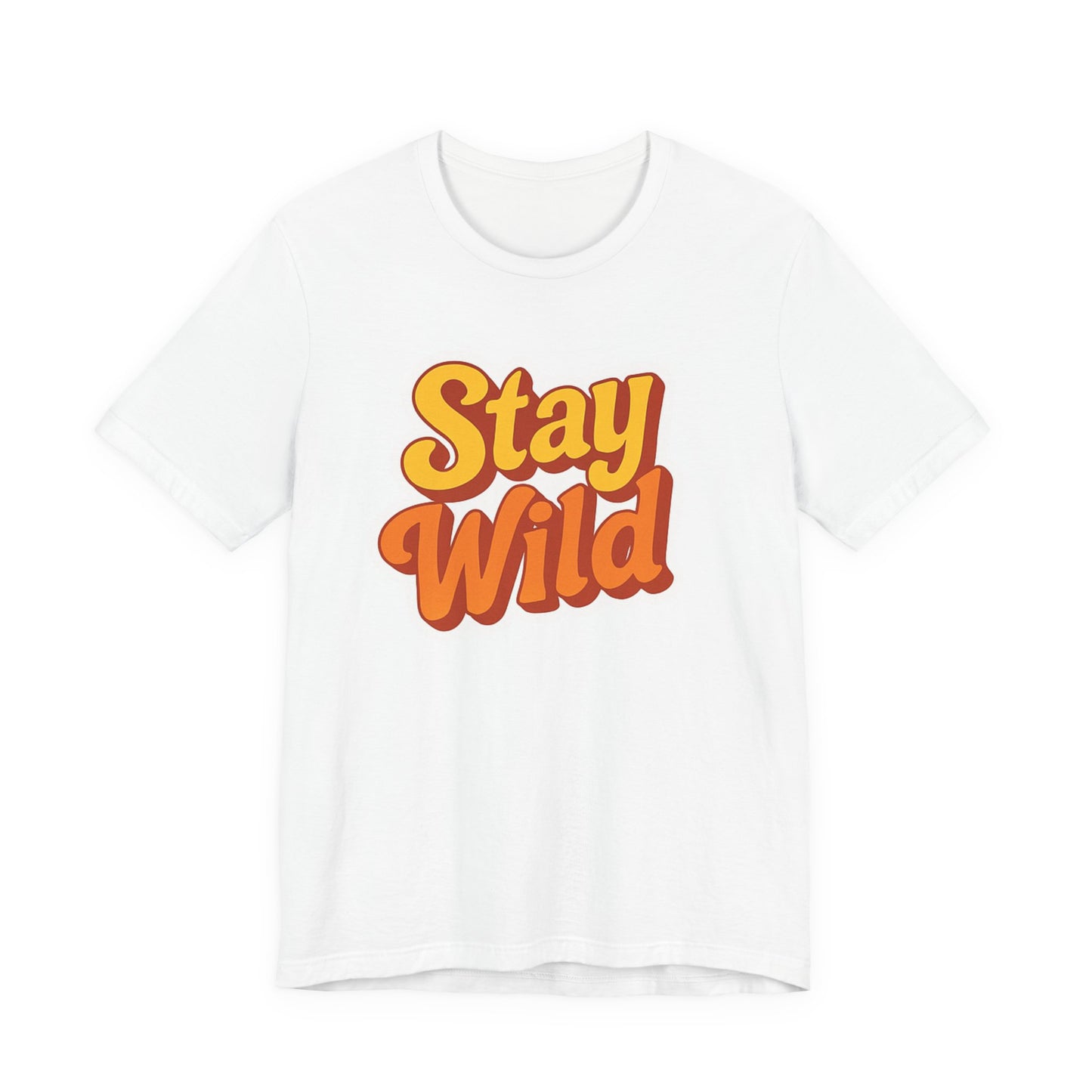 Stay Wild Unisex Short Sleeve Tee, Adventure T-Shirt, Outdoor Apparel, Gift for Nature Lovers, Summer Style, Casual Wear
