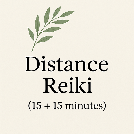🌿 Distance Reiki (15 + 15 minutes) — $25